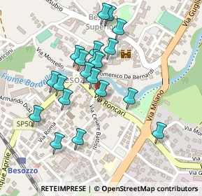 Mappa Via Luigi Roncari, 21023 Besozzo VA, Italia (0.2105)