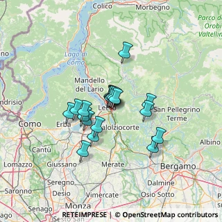 Mappa Via Fratelli Bronzetti, 23900 Lecco LC, Italia (8.9675)