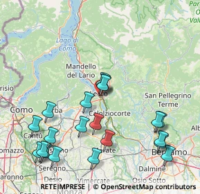 Mappa Via Ettore Monti, 23851 Ponte Azzone Visconti LC, Italia (18.506)
