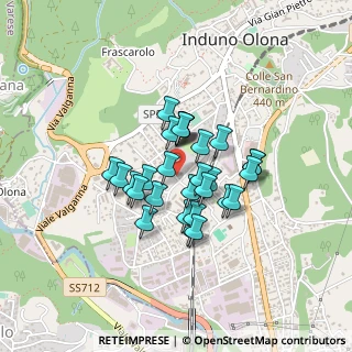 Mappa Via Abbondio Sangiorgio, 21056 Induno Olona VA, Italia (0.29655)