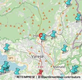 Mappa Via Abbondio Sangiorgio, 21056 Induno Olona VA, Italia (7.44941)