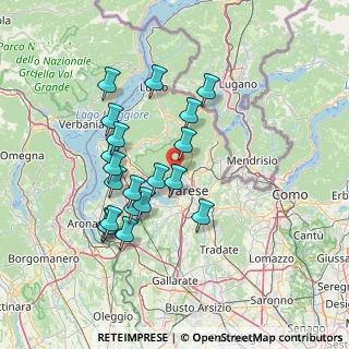 Mappa Via Carini, 21100 Varese VA, Italia (13.179)
