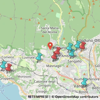 Mappa Via Carini, 21100 Varese VA, Italia (2.32909)