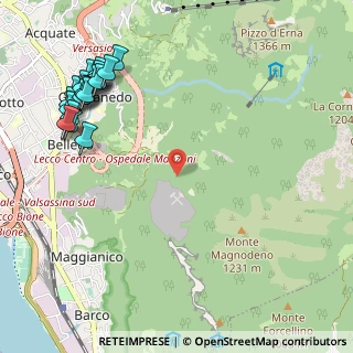 Mappa Via Neguggio, 23900 Lecco LC, Italia (1.4145)