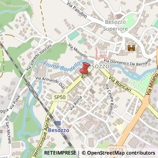 Mappa Via XXV Aprile, 25, 21023 Besozzo, Varese (Lombardia)