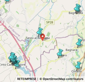 Mappa Via M. Cortinovis A., 33079 Sesto al Reghena PN, Italia (3.672)