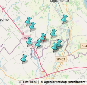 Mappa Via M. Cortinovis A., 33079 Sesto al Reghena PN, Italia (2.83667)