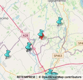 Mappa Via M. Cortinovis A., 33079 Sesto al Reghena PN, Italia (6.913)