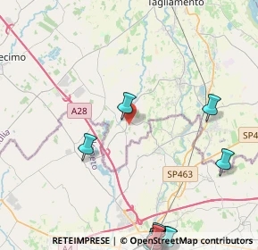 Mappa Via M. Cortinovis A., 33079 Sesto al Reghena PN, Italia (7.0685)
