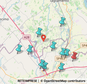 Mappa Via M. Cortinovis A., 33079 Sesto al Reghena PN, Italia (4.33091)