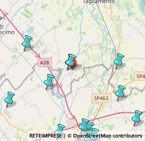 Mappa Via M. Cortinovis A., 33079 Sesto al Reghena PN, Italia (6.7905)