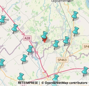 Mappa Via M. Cortinovis A., 33079 Sesto al Reghena PN, Italia (6.634)