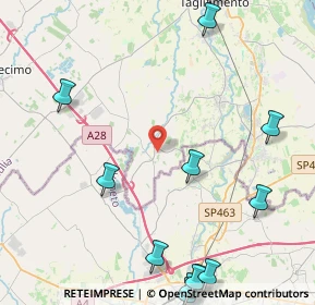 Mappa Via M. Cortinovis A., 33079 Sesto al Reghena PN, Italia (6.8155)