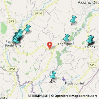 Mappa Via Villacriccola, 33082 Azzano decimo PN, Italia (2.954)