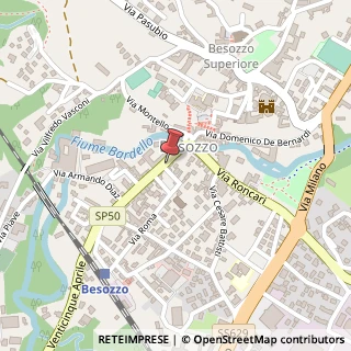 Mappa Via XXV Aprile, 15, 21023 Besozzo, Varese (Lombardia)