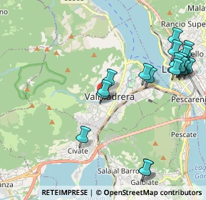 Mappa Via Alessandro Manzoni, 23868 Valmadrera LC, Italia (2.4125)