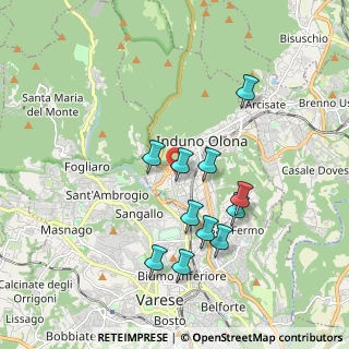 Mappa Via Monte Rosa, 21056 Induno Olona VA, Italia (1.69909)