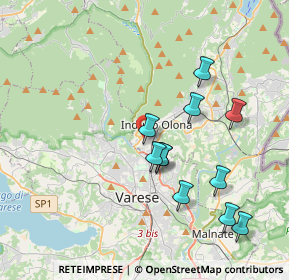 Mappa Via Monte Rosa, 21056 Induno Olona VA, Italia (3.64091)