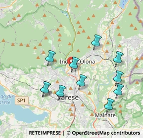 Mappa Via Monte Rosa, 21056 Induno Olona VA, Italia (3.88)