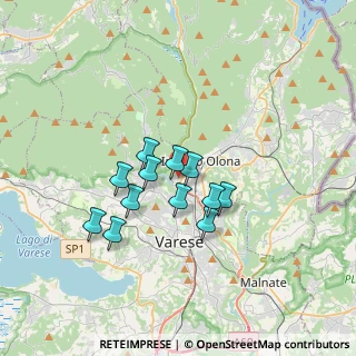 Mappa Via Olona, 21056 Induno Olona VA, Italia (2.59833)
