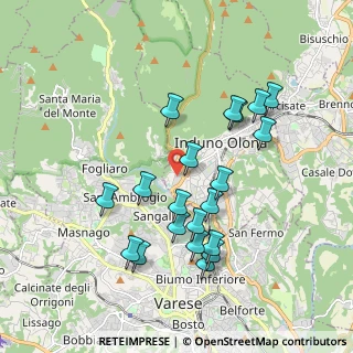 Mappa Via Olona, 21056 Induno Olona VA, Italia (1.813)