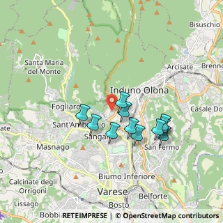 Mappa Via Olona, 21056 Induno Olona VA, Italia (1.45727)
