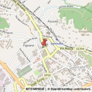 Mappa Via Don Luigi Crosta, 3, 21026 Gavirate, Varese (Lombardia)
