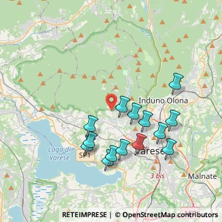 Mappa Velate, 21100 Varese VA, Italia (3.75786)