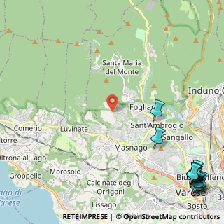Mappa Velate, 21100 Varese VA, Italia (3.91214)