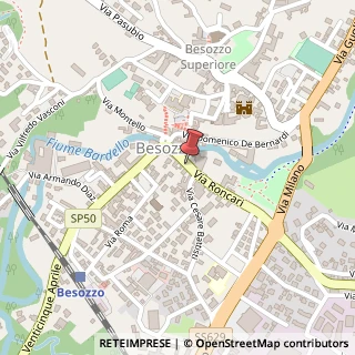Mappa Via Roncari,  11, 21023 Besozzo, Varese (Lombardia)