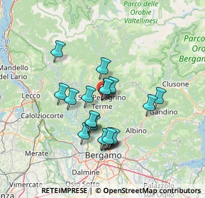 Mappa Via Bernardo Tasso, 24016 San Pellegrino Terme BG, Italia (11.529)