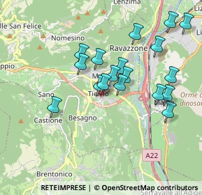 Mappa Via S. Michele, 38065 Mori TN, Italia (1.71722)