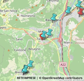 Mappa Via S. Michele, 38065 Mori TN, Italia (3.0575)