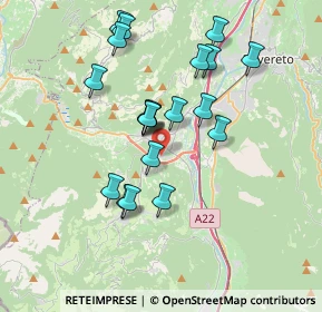 Mappa Via M.Rossi, 38065 Mori TN, Italia (3.299)