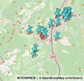 Mappa Via San Michele, 38065 Mori TN, Italia (4.139)