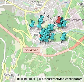 Mappa Via M.Rossi, 38065 Mori TN, Italia (0.3)