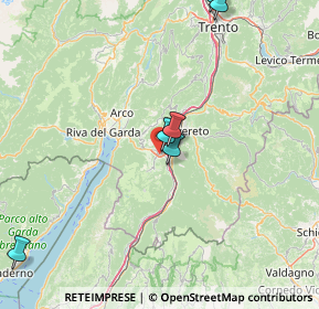 Mappa Via Manentino, 38065 Mori TN, Italia (37.2615)