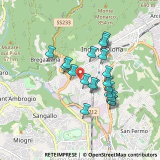 Mappa Via P. Bordone, 21056 Induno Olona VA, Italia (0.7535)
