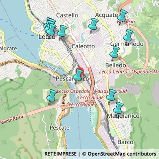 Mappa Via Federico Borromeo, 23900 Lecco LC, Italia (1.24923)