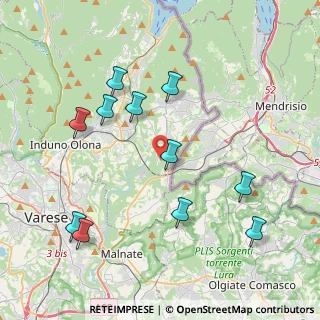 Mappa Via alle Pinete, 21059 Viggiù VA, Italia (4.27455)