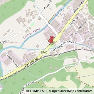Mappa Via Lambro, 10, 22030 Castelmarte, Como (Lombardia)