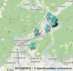 Mappa 22030 Castelmarte CO, Italia (1.73923)