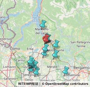 Mappa Via Pozzi Monsignore Arturo, 23868 Valmadrera LC, Italia (13.945)