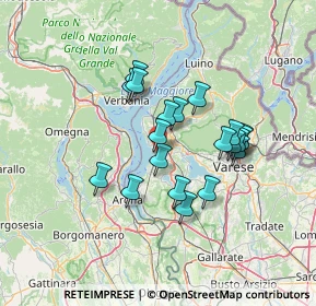 Mappa Via Lago, 21023 Besozzo VA, Italia (11.3025)