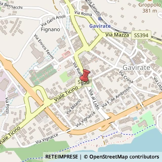 Mappa Viale Ticino, 1, 21026 Gavirate, Varese (Lombardia)