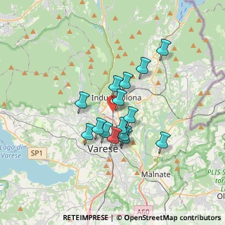 Mappa Via Tofane, 21056 Induno Olona VA, Italia (2.602)