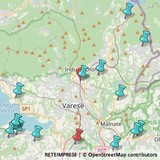Mappa Via Tofane, 21056 Induno Olona VA, Italia (7.19688)