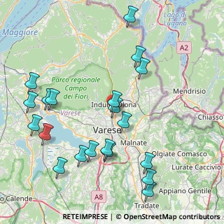 Mappa Via Tofane, 21056 Induno Olona VA, Italia (9.3705)