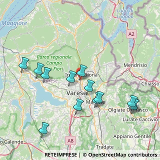 Mappa Via Tofane, 21056 Induno Olona VA, Italia (8.53692)