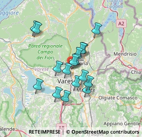 Mappa Via Tofane, 21056 Induno Olona VA, Italia (5.43647)